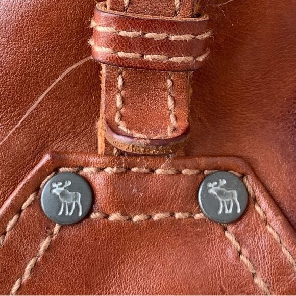 Abercrombie and Fitch Whiskey Leather Tote Bag - Picture 14 of 15